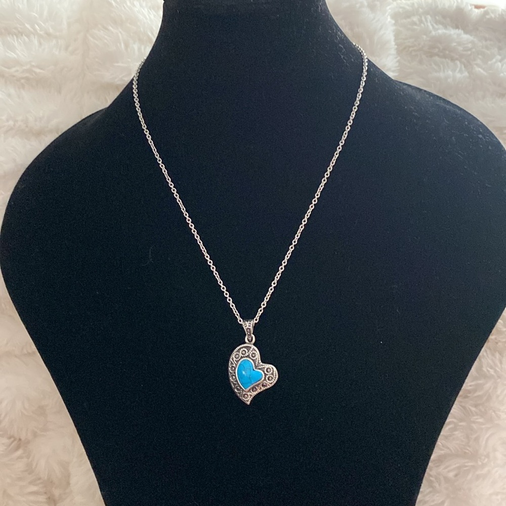 stainless steel chain with heart 18-20 in